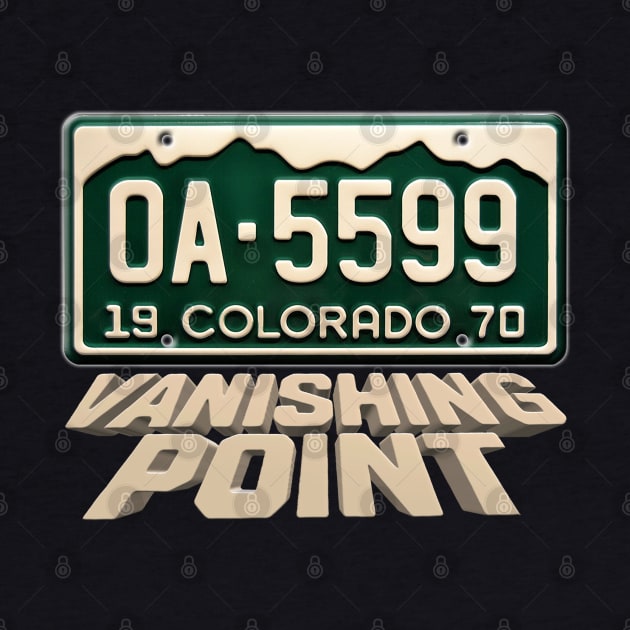 Vanishing Point - Plate & 3D Text by RetroZest
